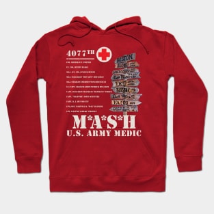 MASH 4077th Signpost Hoodie